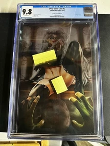 2025 Duty Calls Girls #2 Black Cat Nude Metal Cover B Virgin Smoking Tiger Comic - Bild 1 von 2