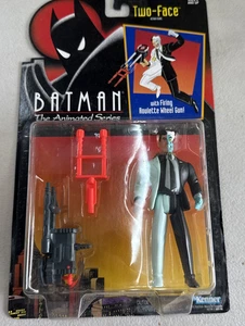 Hasbro Batman: The Animated Series Modellino Due Facce, Nuovo, Sigillato, 1992 R4 - Foto 1 di 2