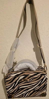 Michael Kors Estelle Small Carmel Multi Small Trunk Crossbody Bag - Image 1 of 4