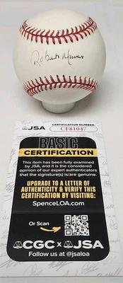 Roberto Alomar Signed Rawlings Official American League Baseball JSA COA JAYS A3 - Image 1 of 3