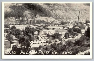 Postal West Virginia Pulp & Paper Company fundada en 1897 Luke Maryland L-12M - Imagen 1 de 2