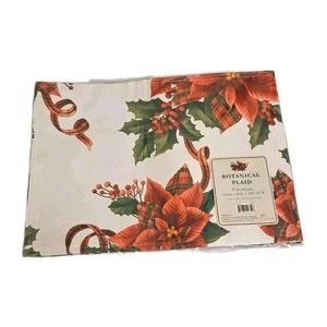 christmas placemats set of 4 Benson Mills multicolor size 13 x18 in New Rectangu - Picture 1 of 2
