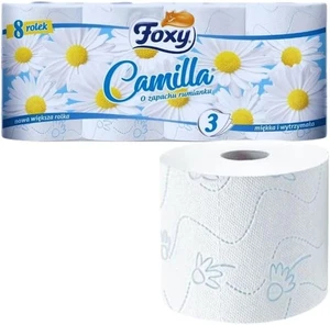 Papel higiénico, acolchado de 3 capas, 200 hojas por rollo, suave único - Imagen 1 de 8