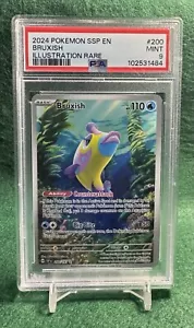 2024 Pokémon Bruxish Surging Sparks Illustration Rare SSP EN #200/191 PSA MINT 9 - Picture 1 of 5