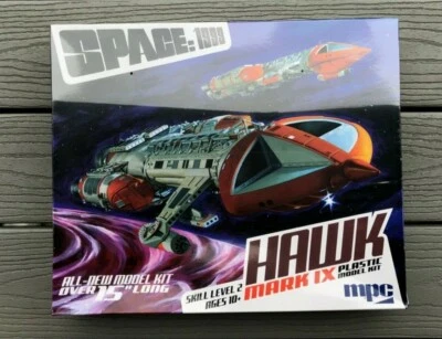 MPC 1/48 SCALE SPACE 1999 HAWK MARK IX PLASTIC MODEL KIT OVER 15" LONG 947 F/S - Image 1 of 4