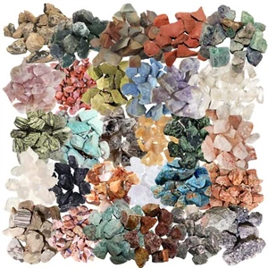 Raw Natural Rough Gemstones Bulk | Loose Gems| Choose Type! TUMBLING | POLISHING - Picture 1 of 40