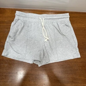 Pantaloncini Loft Pull On Grigio Ponte Medium Morbidi Comodi Tasche Palestra - Foto 1 di 8