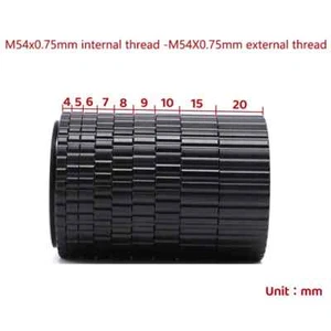 Tubo de extensión de metal M54x0,75 adaptador de anillo de extensión de telescopio de 4 mm - 20 mm - Imagen 1 de 24