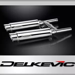 Kawasaki W800 1999-2021 Slip On 14" Round Stainless Exhaust Muffler Kit - Bild 1 von 5