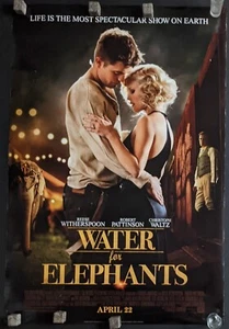 Water for Elephants (2011) Original 27x40 Movie Poster D/S Rolled Witherspoon - Picture 1 of 12