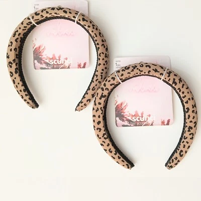 Scunci U Got This Leopard headband 2 pack  #34765 - Imagem 1 de 3
