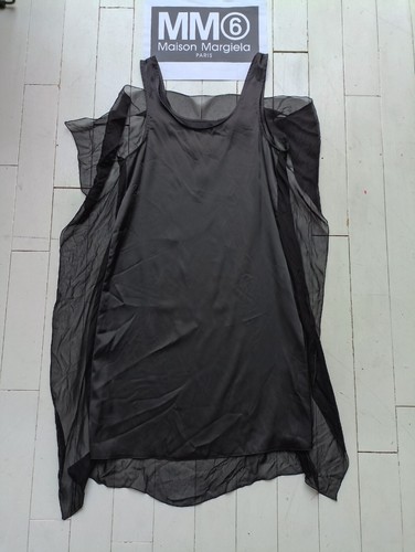 MAISON MARGIELA Maison Martin Margiela Piccolo Abito Nero LBD Taglia XS Costo STRAORDINARIO £500+