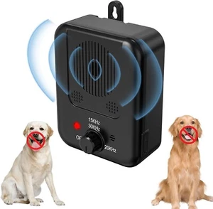 Model K Ultrasonic Dog Barking Deterrent - 2-in-1 Dog Training & Bark Control - Picture 1 of 8