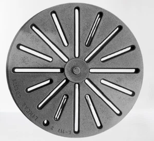 GRIGLIA GHISA CIRCOLARE diam. 25 cm STUFA A LEGNA LINCAR MONELLA 174/175 cod 401 - Imagen 1 de 2