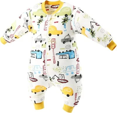 Baby Schlafsack Winter 2,5TOG Füßen 100%Baumwolle Stadtleben Winter Schlafsäcke - Bild 1 von 4