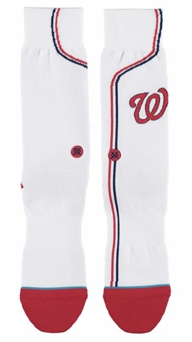 Stance MLB Washington Nationals Home Jersey Crew Socks Unisex Size Medium NWT Cover