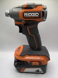 Ridgid 18V SubCompact 1/4 in. Impact Driver And 4Ah Battery - Picture 1 of 24