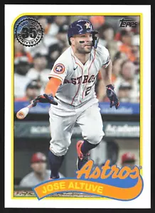 2024 Topps #89B-27 Jose Altuve 1989 Topps Baseball 35. Geburtstag - Bild 1 von 2