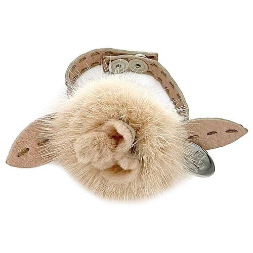 Bracciale Fendi ec 22714 Rosa Selleria Buone Condizioni Pelle Pelliccia Usato