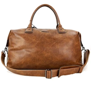 Giulia Pieralli - Bolsa de deporte unisex / Bolsa de viaje cuero sintético plata XXL - Imagen 1 de 25