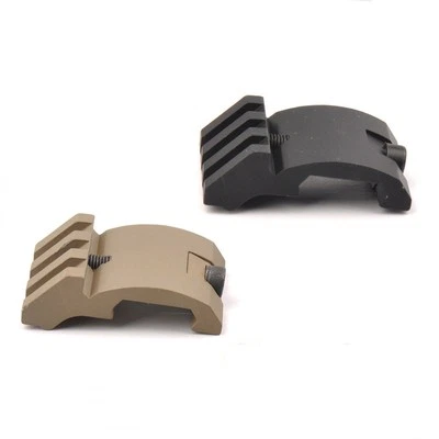 Low Profile 45 Degree w/20mm Picatinny Rail Scope Mount Offset Angle Adapter - Image 1 of 4