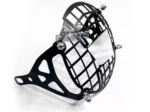 Adatto per Royal Enfield Meteor 350CC - "Head Light Grill Set nero" - Foto 1 di 11