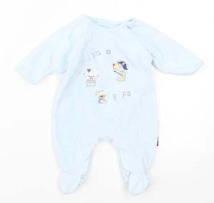 Mothercare Boys Blue Cotton Blend Cami One Piece Size Newborn - Picture 1 of 12