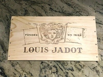 CH. PANEL DE VINO FRANCÉS LOUIS JADOT 13" X 6 3/4" X 3/8" Foto 1 de 3