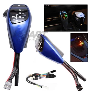 Pomello Automatico Leva Joystick Per Bmw E46 Colore Blu Con Illuminazione Led - Foto 1 di 5