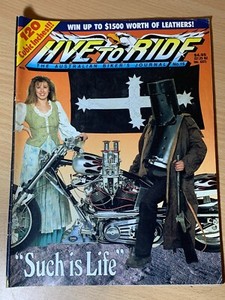 Live To Ride Magazine #15 1989 Australian Biker's Journal Motorbikes With Poster