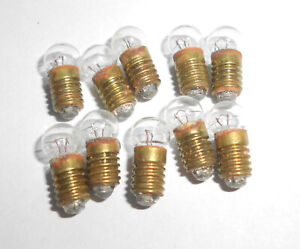 10 Stück WEWA Spielzeuglampen Zwerglampen 6 mm 4 Volt -0,1A Puppenstube Modelle
