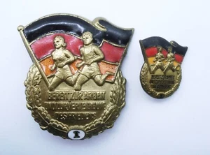 DDR Sportleistungsabzeichen Erwachsene Stufe I1951 - 53/54+ Miniatur - Picture 1 of 2