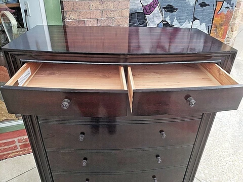 Restoration Hardware vintage Portman 6 cedar drawers dresser chest Cover