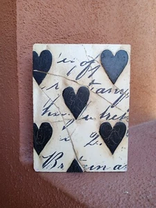 BLOQUE DE MEMORIA SID DICKENS AZULEJOS CORAZONES NEGROS CON GUIÓN FURGONETA COVER CANADA - Imagen 1 de 11
