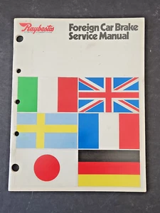 RAYBESTOS Foreign Car Brake Manual 1979 - Imagen 1 de 4