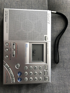 Sony ICF-SW7600GR Portable FM/SW/MW/LW PLL World Band Receiver Radio