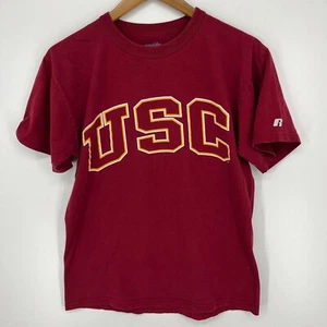 Camiseta Atlética Russell Adulto Talla S Roja USC Troyanos Logo NCAA Manga Corta - Imagen 1 de 11