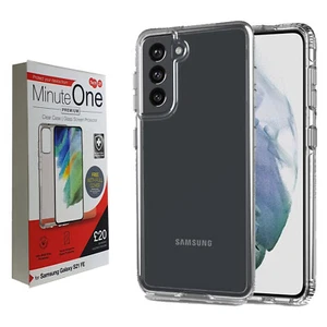 Tech21 Minute One Premium Bundle w Case & Film Protector Samsung Galaxy S21 FE - Picture 1 of 8