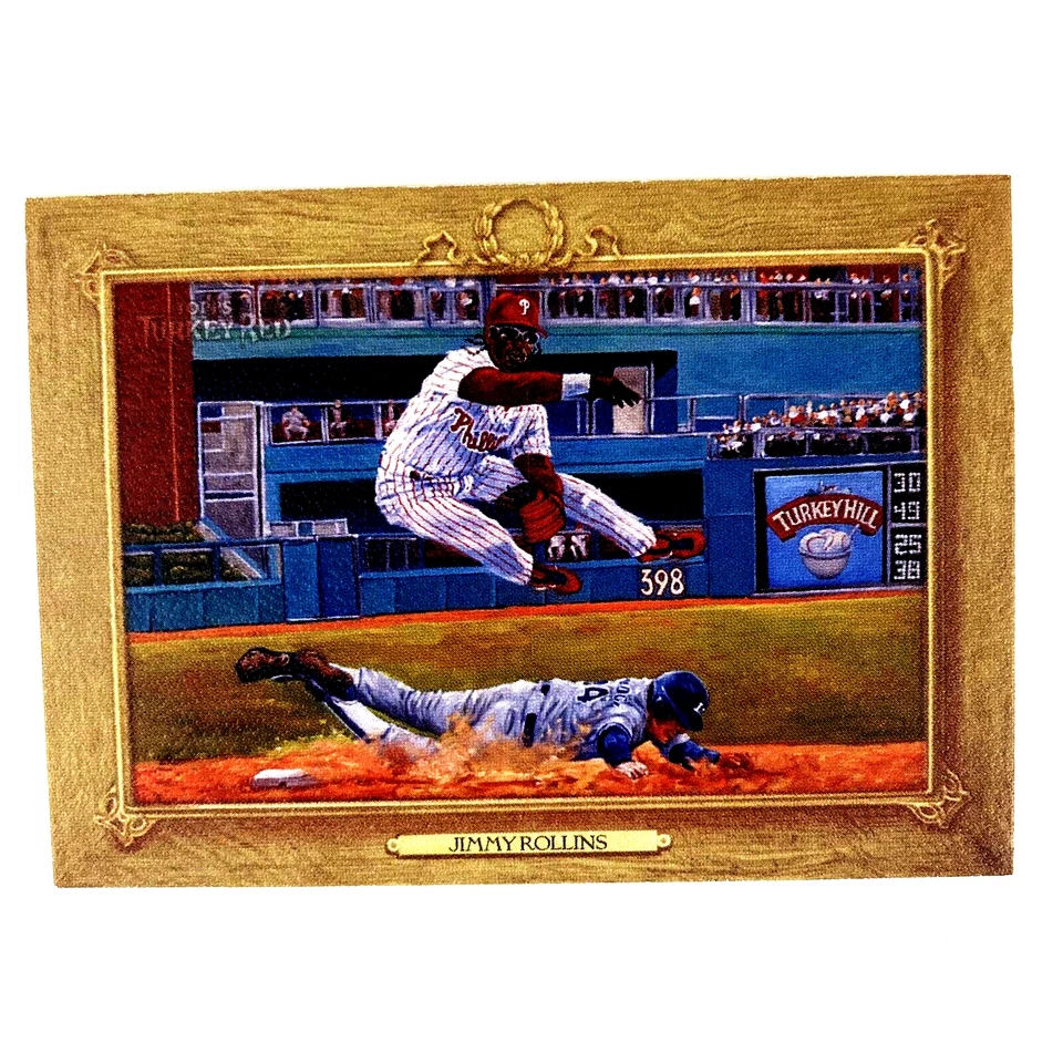Jimmy Rollins 2007 Topps Turkey Red Card #10 MLB Philadelphia Phillies - Image 1 of 2