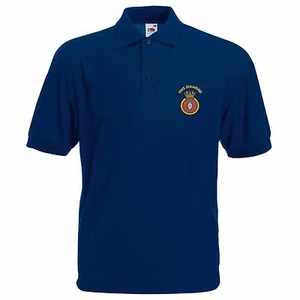 OFFICIAL HMS Diamond embroidered Polo Shirt - Picture 1 of 11