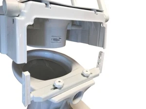 Drive TSE 120 Plus Toilettensitzerhöhung mit Armlehnen - werkzeuglose Montage - Bild 1 von 5