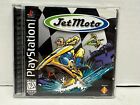Jet Moto (Playstation, PS1) Etiqueta Negra COMPLETO con Manual Probado en Caja Original