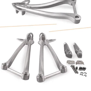 Rear Passenger Foot Pegs Footrest Bracket for Kawasaki ZX6R 09-11 & ZX10R 08-10 - Picture 1 of 6