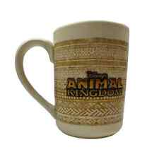 Disney Parks Animal Kingdom Tree of Life Tan Safari Print Coffee Mug 14 oz