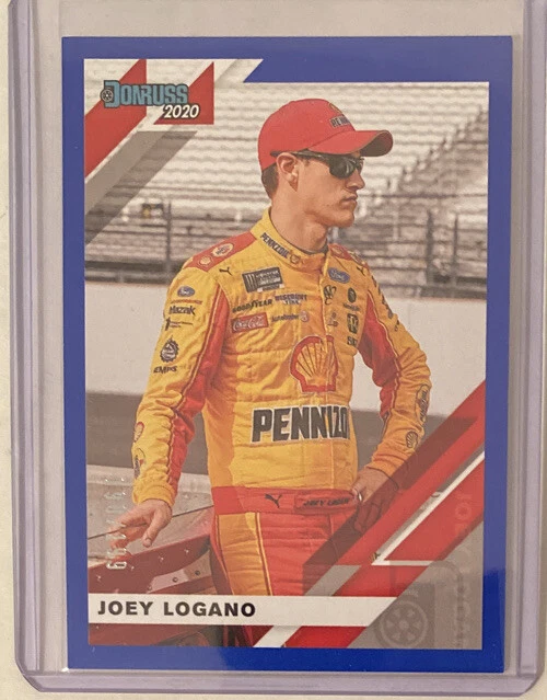 2020 Donruss NASCAR Blue #39 Joey Logano /199 - Image 1 of 2