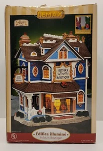 Vintage Lemax Sylvia's Boutique Lighted Building Christmas Village House. - Picture 1 of 4