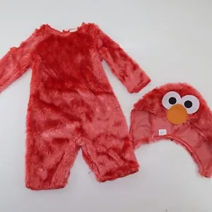 Sesame Street Red Elmo Toddler Costume Size Small 2T Dress up Photo Op - Picture 1 of 8