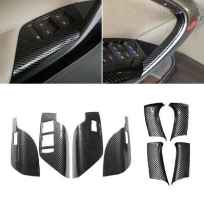 Cubiertas interiores de manija de puerta con marco de interruptor de panel de elevación de ventana para Buick Regal 2009-16 Foto 1 de 4