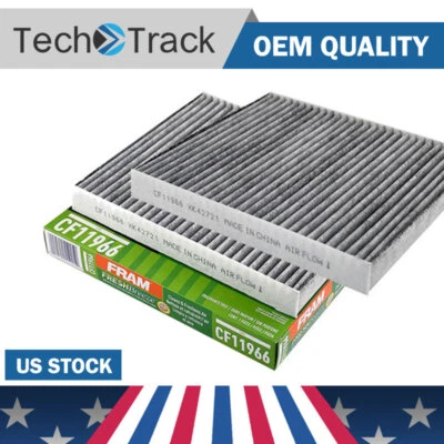 Filtro de aire de cabina 2 piezas para Buick Lacrosse Cadillac ATS XT6 Chevy Impala GMC Acadia Foto 1 de 4