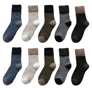 5 Pairs Thick Winter Work Socks Warm Keeping Socks - Picture 1 of 12
